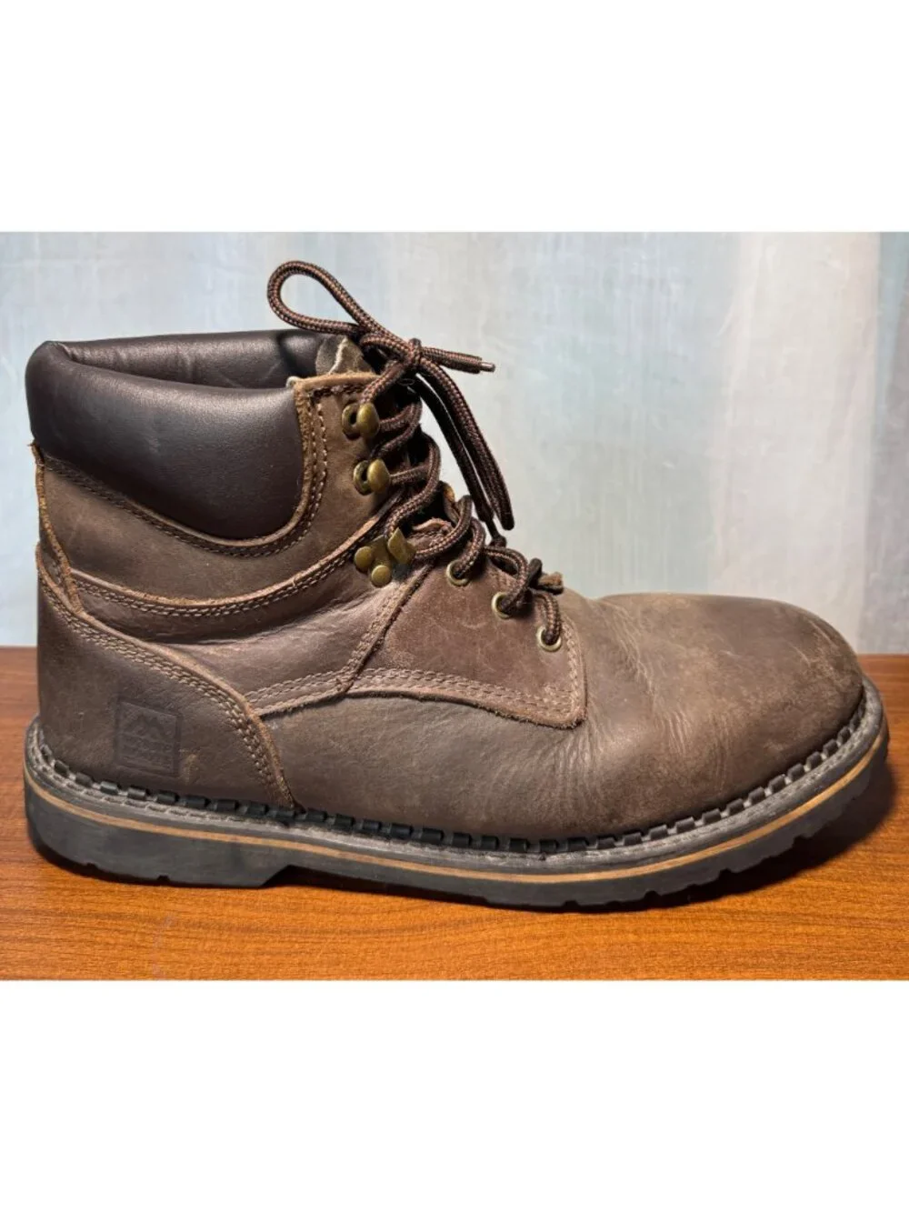 McRae Industrial Men's size 14 Brown Leather Lace-Up Work Boots